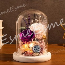 永生花 永生花燈 教師節禮物 情人節禮物 母親節禮物 生日禮物 畢業禮物 永生玫瑰花 玫瑰永生花, 紫色玫瑰花, 紫色