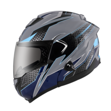 ASTONE RT1300F AI6 玻璃纖維輕量化可掀式安全帽，守護您的每一次騎行安全，享受舒適透氣的騎乘體驗。, 灰, 1個