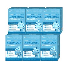 JW중외제약 프리미엄 프리바이오틱스 FOS 4000, 150g, 6개