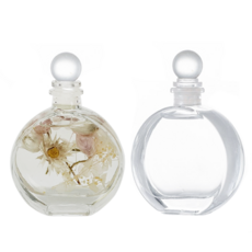 유리 구슬볼캡 라운드 디퓨저용기 (구슬볼캡 포함), 150ml