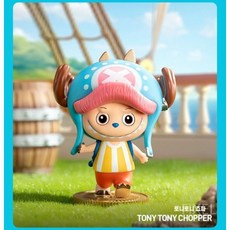 POPMART 팝마트 정품 랜덤박스 라부부 원피스 콜라보 미니피규어, 쵸파(개봉)