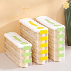 냉동 만두 보관함 냉장고 수납 박스 주방용 만두통 정리함, 1개, 그림과 같이