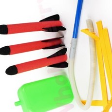 페달식 에어로켓장난감 펌프에어로켓 과학교구 발로밟는에어로켓 과학학습교재 에어로켓발사대 에어로켓만들기