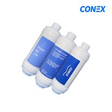 비데필터 샤워기필터 정수필터 녹물제거 불순물제거 나사형 15mm호환 필터 3개, 코넥스 정수필터