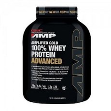 GNC AMP 極速飲品 香草口味 100% 乳清蛋白, 1個