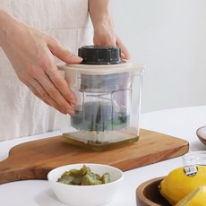 심플아이콘 유청분리기 겸용 음식물 짤순이 물짜고, 1개, 크림