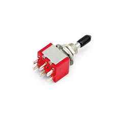 타미야 일렉크라프트 시리즈 No.18 6P 토글 스위치 (셀프 뉴트럴 타입) 75018, 1개