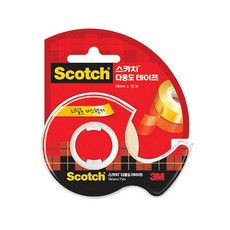 쓰리엠 스카치 투명테이프 581 디스펜서 18mm x 15m, 3개