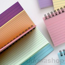 또와상회 스프링 가로 줄공책 대학노트, 혼합