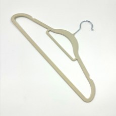 패브릭 논슬립 옷걸이 아이보리색_rl, 상세페이지 참조, 1개