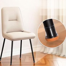 의자다리커버 의자발커버 도토리커버 의자양말 층간소음방지, 투명, 1개