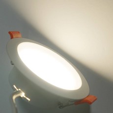 LED 3인치 확산형 옷가게 천장 매입등 7W-4000K 주백색, 1개