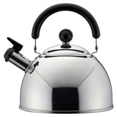 요시카와 뉴 프렐 피리 부는 케틀 주전자, 실버, 1개, 2.5L