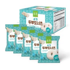 풀무원 간식 탕비실 유치원 풀스쿡 슈가 두부도너츠 45gx5EA 225g, 1개