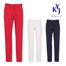 [김영주골프] 겨울 기모 스판 백투라인 히든밴드 남성 골프 바지 DOWMSL33