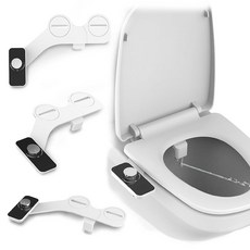 [ 1183446 ] 에피카 변기 시트용 비데 - 따뜻한 물 조절 가능한 압력 및 온도 제어 휴대용 스프레이 쉬운 설치 남성 여성용 친환경 비데 화장실 위생 솔루션, Epica 변기 시트용 비데 - 따뜻한 물 조절 가능한