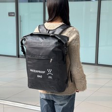 방수 백팩 트래블 등산 드라이백 25L jrp*5812hx, 블랙