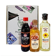 3종 프리미엄 올리고당 진간장 요리유 오일 선물세트, 프리미엄스페셜3호, 1개