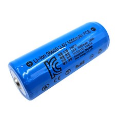 26650 배터리 리튬이온 충전지 5000mAh 보호회로 내장, 1개, 1개입