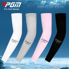 PGM 티셔츠 쿨 암 슬리브 스포츠웨어 XT002 통기성 골프 야외 남녀공용, 5쌍, 흰색(PGM)