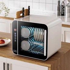 미노아 식기 건조기 프리미엄 UV 자외선 가정용 스텐 열풍 건조 도마 칼, 42리터 화이트 도마칼