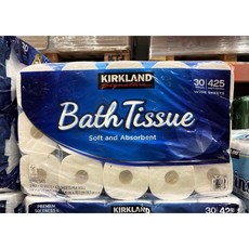科克蘭捲筒衛生紙 425張x30卷 美式賣場代購 家庭號衛生紙, 1個, 貨運宅配限1袋