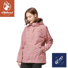 Wildland 荒野 女 輕薄防水高透氣機能連帽外套