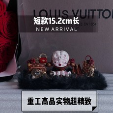 高奢 車載香薰 玫瑰裝飾擺件 停車牌, 1個, 高奢性價比王-短款玫瑰夫人所見所得看圖說,隨機贈送進口精油（請勿和別家比我們家是進