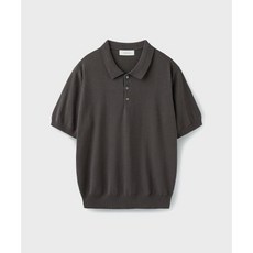 UNION BLUE HARD TWIST NARROW STRIPE POLO 니트 BROWN 179093