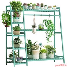 置物架 花架掛式 多層落地 吊蘭架子 植物架 陽臺置物架 小戶型盆栽架, 1個, 原色【簡約款】50長