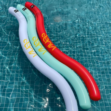 KC 안전한 튜브 대형 웨이브 꼬물이 170cm 롱 스틱 막대 튜브 물놀이 수영장 워터파크, 1개, 레드