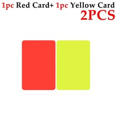 작전판 전술판 축구 경기 훈련 심판용 빨간색 노란색 카드 다기능 PVC 3.2x4.3 인치 심판 액세서리 240 개, 옵션01) 2pcs