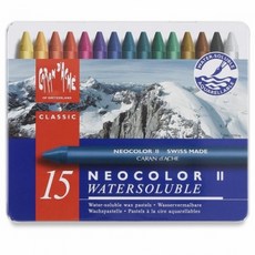 까렌다쉬 수성크레용 NEOCOLOR2 15색 7500 315