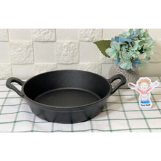 LAGO 라고 프리미엄 무쇠 스테이크팬 무쇠주물 높이형 양수 22cm, 1개