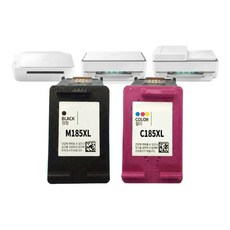 삼성 프린터 호환 잉크 SL-J1680 SL-J1780W SL-J1780DW SL-J1685 SL-J1683, 1개, M185 검정 대용량 호환