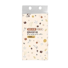 喵啾寵物小舖 吊掛式抽取衛生紙 1600張超大容量 加厚棉柔, 1個, 1600張