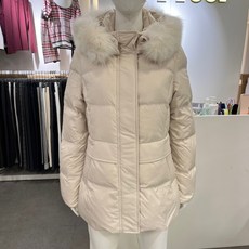 엘르골프 [2001안양점] FOX FUR 후드 탈부착 구스다운 점퍼