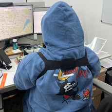 자세교정어깨밴드 라운드숄더보정 등펴기밴드 대형