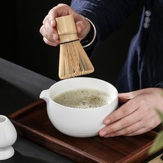 抹茶碗帶嘴陶瓷玻璃茶具配件茶筅立日式宋代點茶藝工具沙拉特色碗, 1個, CT抹茶碗窯變紅400ml,白色