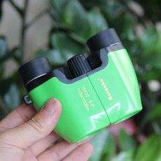 Paul Anti-Paul 雙筒望遠鏡便攜式 10x22 攝影低光夜視緊湊型高倍雙筒望遠鏡, 1個, 10X22 綠色 (保羅望遠鏡)