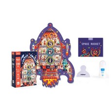 어린이 우주 테마 직소 퍼즐 과학 상상력 키우기 놀이 조카선물 페이퍼, 1개