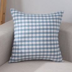 抱枕 靠墊 格子靠墊套