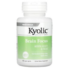 쿄릭 브레인 포커스 징코빌로바 은행나무 추출물 Ginkgo Biloba 60정, 1개