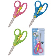 枕頭山 SDI 0859C 5-1/2吋 學生安全剪刀 輕鬆握 圓頭設計 彈力省力, 不挑色, 1個