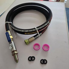 加厚防爆鋼絲編織水管 洗車沖洗園林環衛高壓膠管, 內徑13mm增強鋼絲配四分接頭,4米