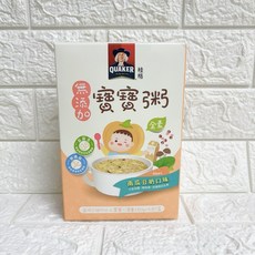 桂格寶寶米麩 - 南瓜豆奶口味 適合5個月以上寶寶, 1個, 桂格寶寶粥 南瓜豆奶(4入1盒)