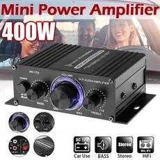 오디오 가라오케 홈 시어터 앰프 블루투스 2 채널 파워 클래스 D USB AUX AK380 800W, 01 CHINA, 05 AK170 no plug