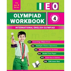 (영문도서) Olympiad Workbook English Class 4 Paperback, V&s Publishers, 9788197802140