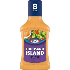 크래프트 사우전드 아일랜드 샐러드 드레싱 (237 밀리리터 병) Kraft Thousand Island Dressing 8 fl oz Bottle, 236ml, 1개
