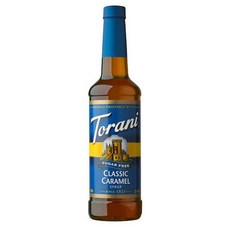 토라니 클래식 카라멜 시럽 슈가프리 Torani Classic Caramel Syrup Sugar Free, 750ml, 1개